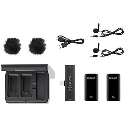 Ensemble de microphones sans fil Boya BY-XM6-K4