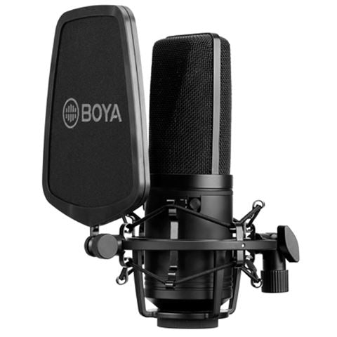 Microphone à condensateur à large membrane Boya BY-M1000