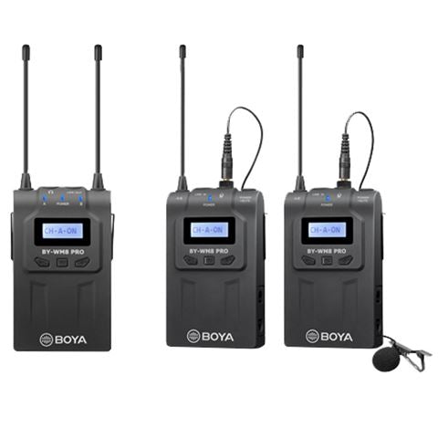Boya UHF Duo Micro Lavalier Sans Fil BY-WM8 Pro-K2