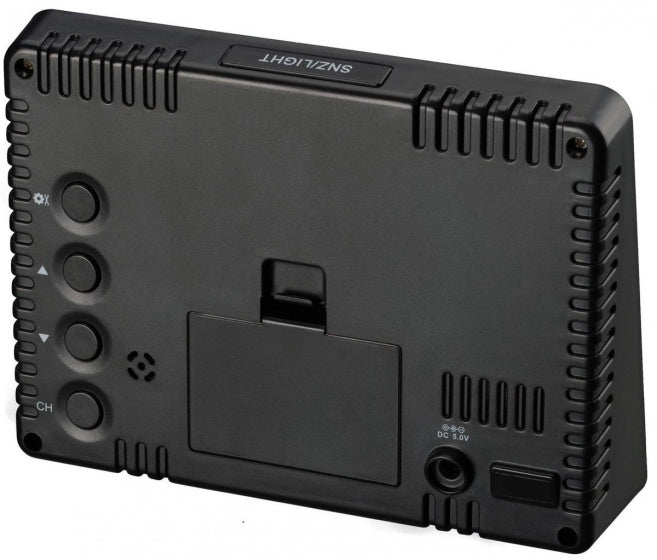 weerstation Thermo Hygro Quadro NLX 17 cm zwart 4-delig