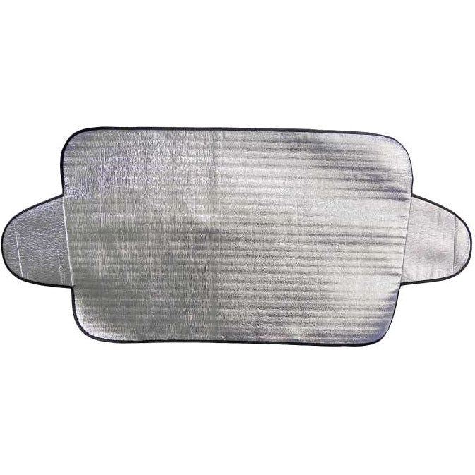 auvent anti-glace 70 x 150 cm aluminium argent
