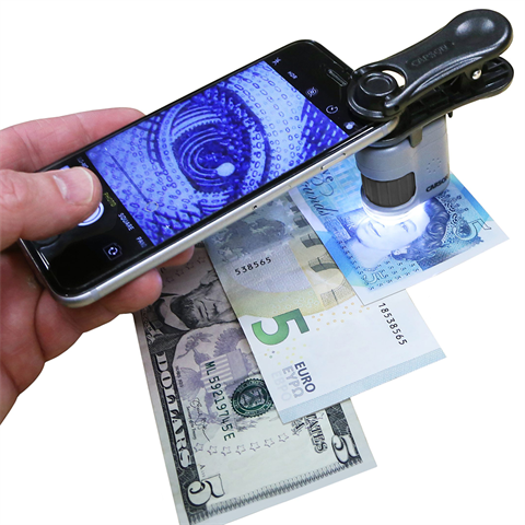 Carson zakmicroscoop mm-380 micromini 20x met smartphone-adapter