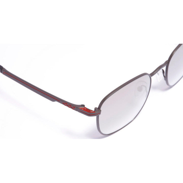 zonnebril unisex rechthoekig cat. 4 wit