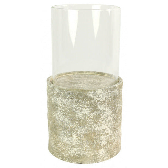 bougeoir Ratko 23 x 44 cm céramique or