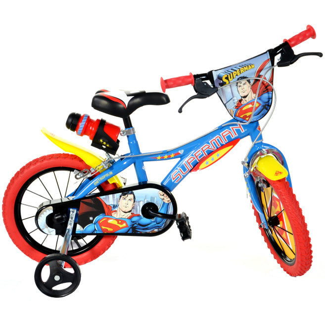 Superman 14 Inch 24 cm Jongens Knijprem Blauw Rood