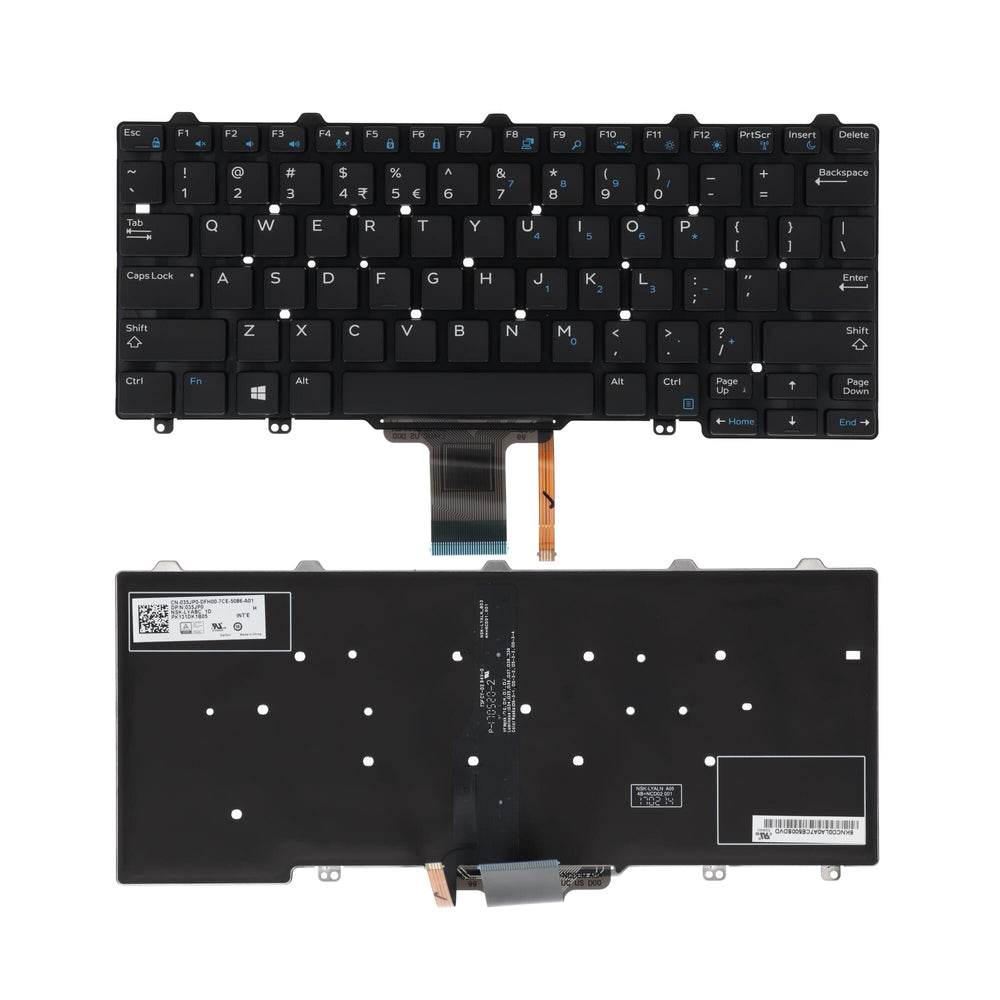 Dell Laptop Toetsenbord Qwerty VS, Verlicht