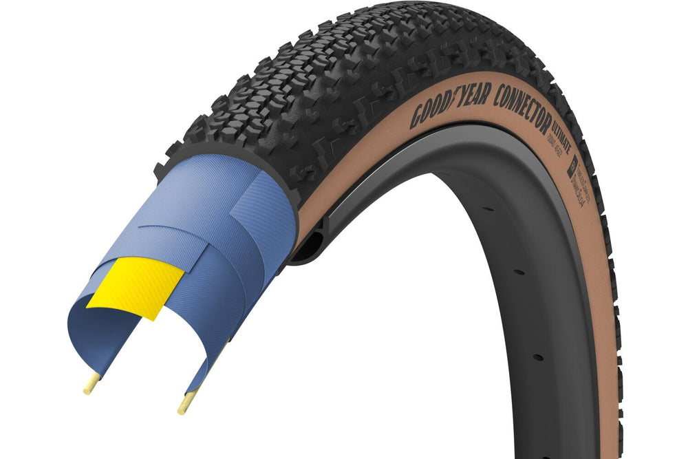 Goodyear - connector ultimate tlc 700x45c bruin