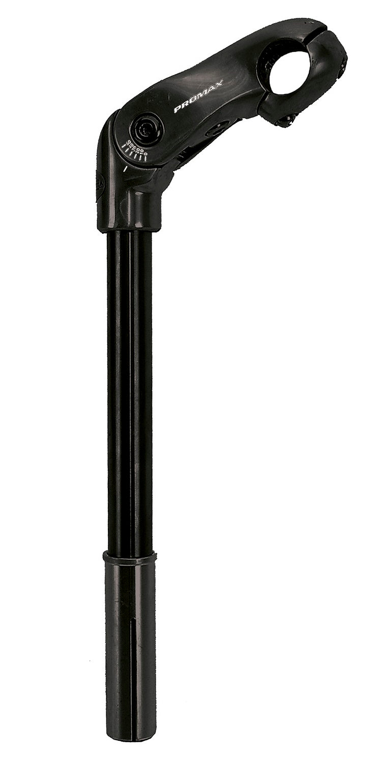 Pro max stuurpen verstelbaar 300mm 22,2 25,4 + adapter zwart