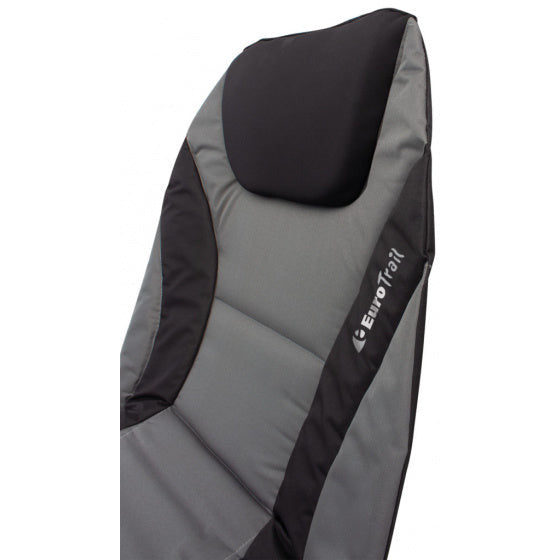 ligbed Royal 200 x 75 cm polyester antraciet zwart