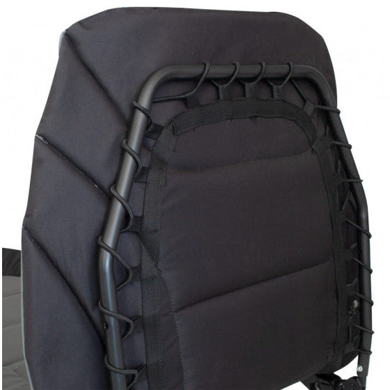 ligbed Royal 200 x 75 cm polyester antraciet zwart