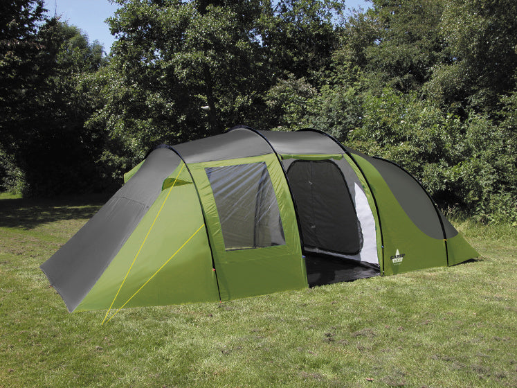 familietent Montana 6-persoons 640 cm groen grijs