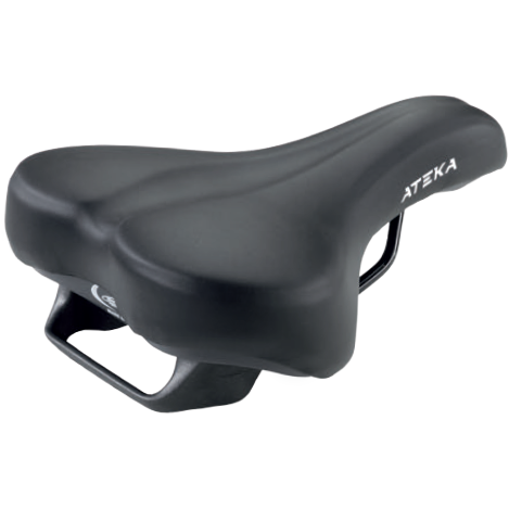 Selle montegrappa 6100 ateka met greep zwart zonder strop