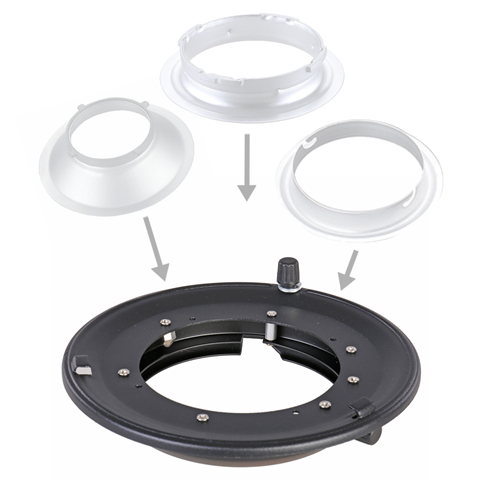 Adaptateur Falcon Eyes DBBW-EX universel vers Bowens