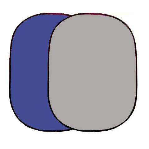 Falcon Eyes Achtergrondbord BCP-07-03 Blauw Grijs 148x200 cm