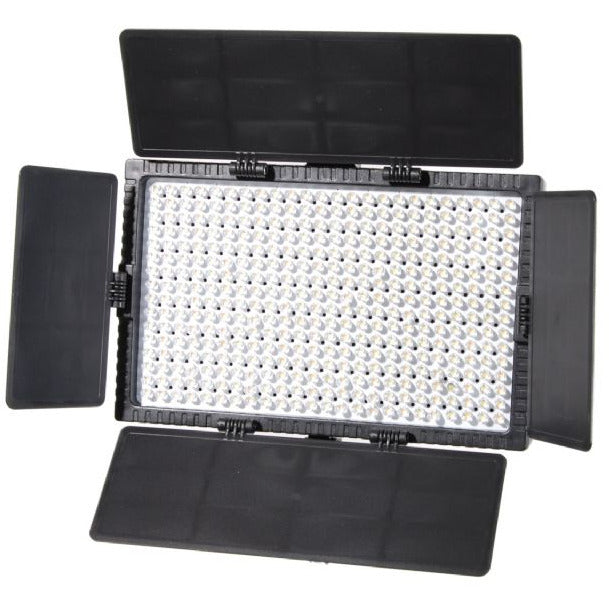 Falcon Eyes Kit de lampes LED bicolores à intensité variable DV-384CT-K2 avec batterie