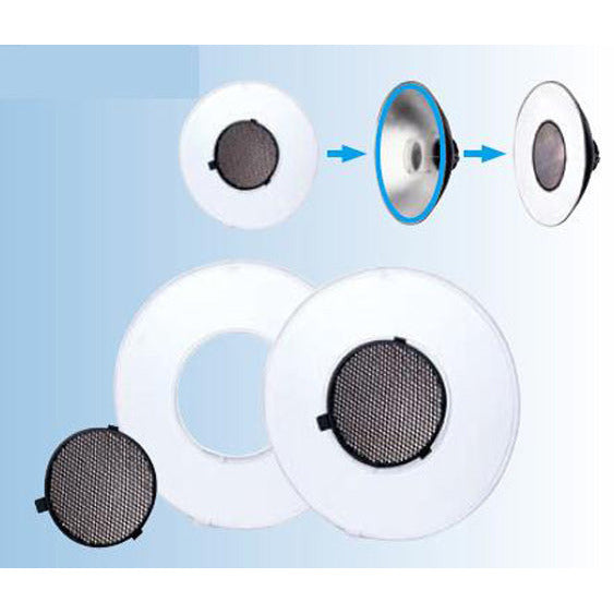 Falcon Eyes Diffusor + Rooster CDH-68-3 voor SR-68T