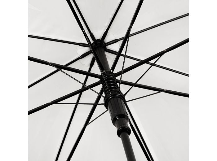 golfparaplus automatisch 102 cm polyester zwart