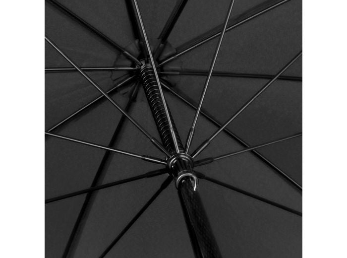 paraplu winddicht 120 cm polyester zwart