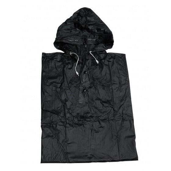 regenponcho one size unisex zwart