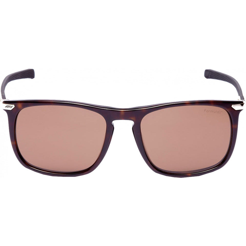 zonnebril unisex rechthoekig cat.4 bruin