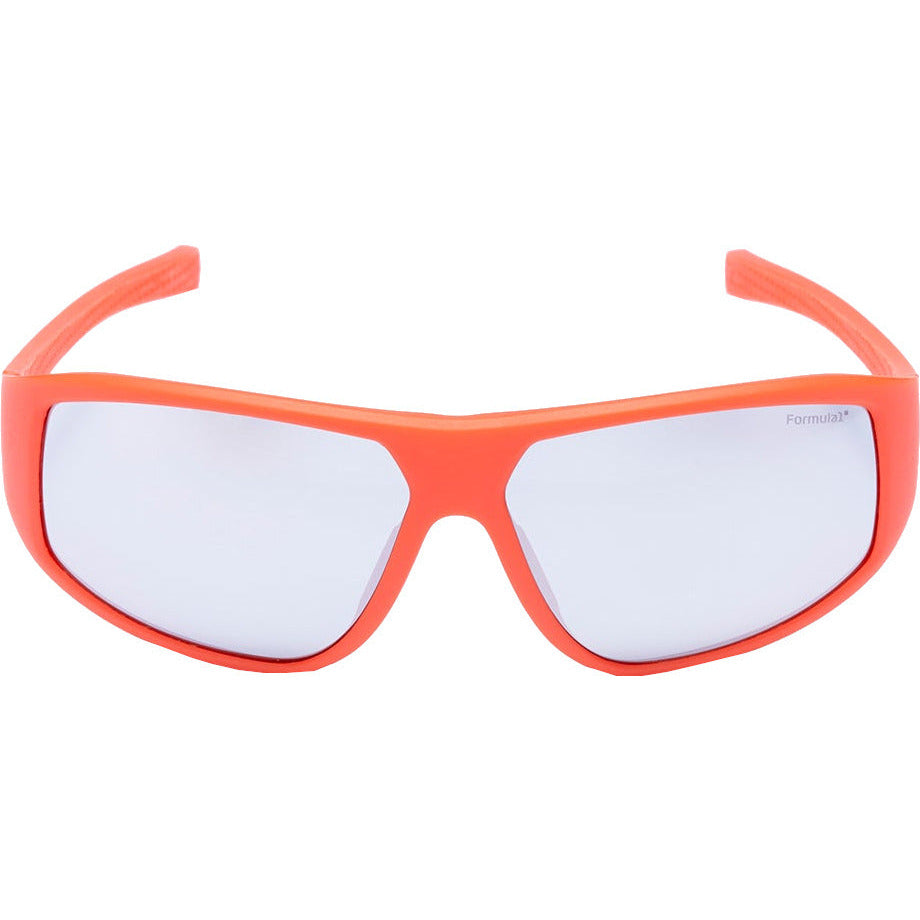 zonnebril unisex rechthoekig cat.4 koraalrood