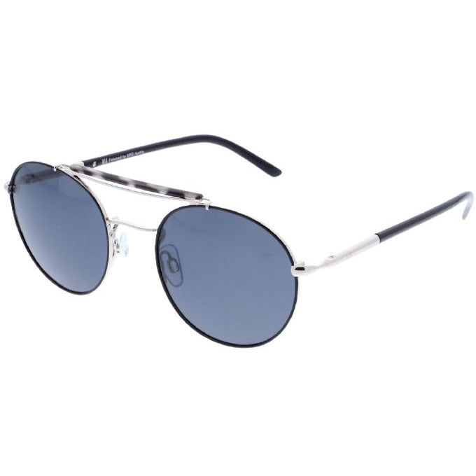 zonnebril unisex 84103 cat. 3 piloot metaal zilver blauw