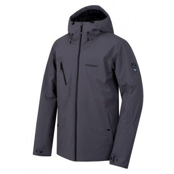 outdoorjas Derk heren polyester grijs maat XXL
