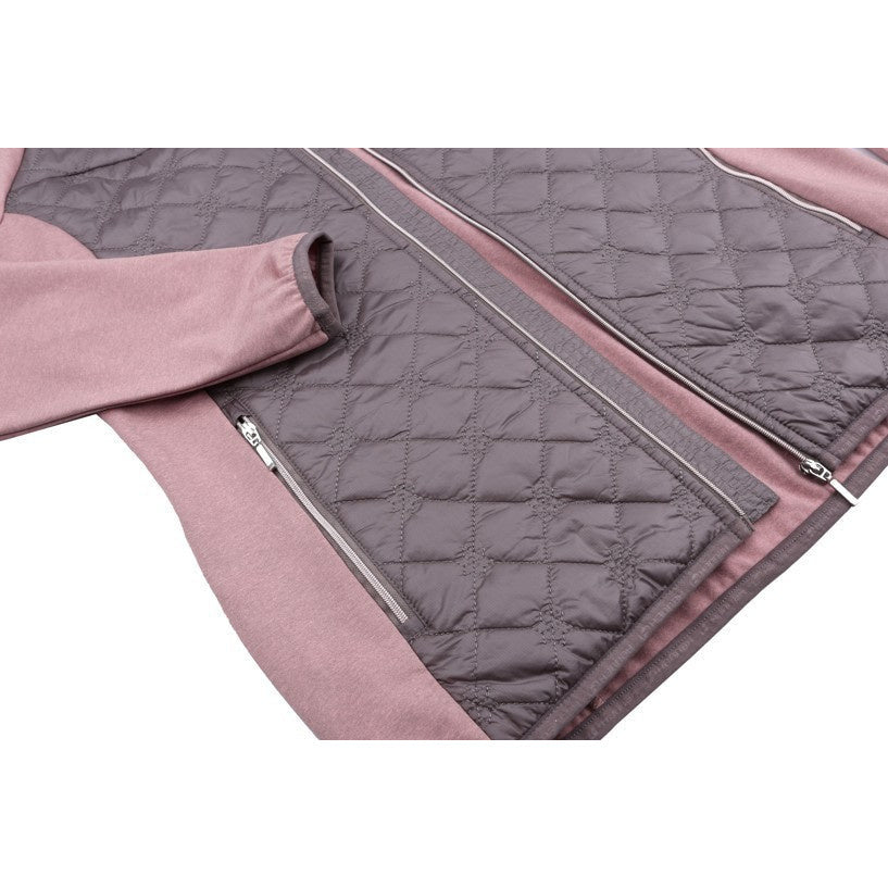 outdoorvest Elsa dames polyester roze grijs maat 38