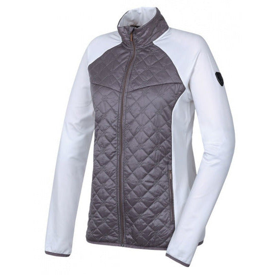 outdoorvest Elsa dames polyester wit grijs maat 36