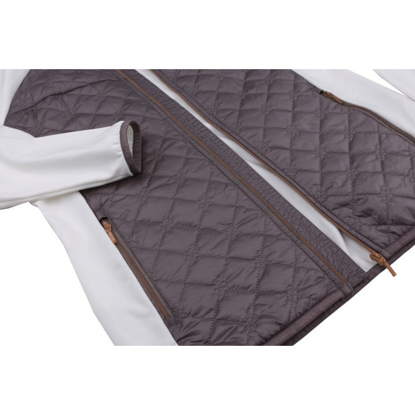 outdoorvest Elsa dames polyester wit grijs maat 38