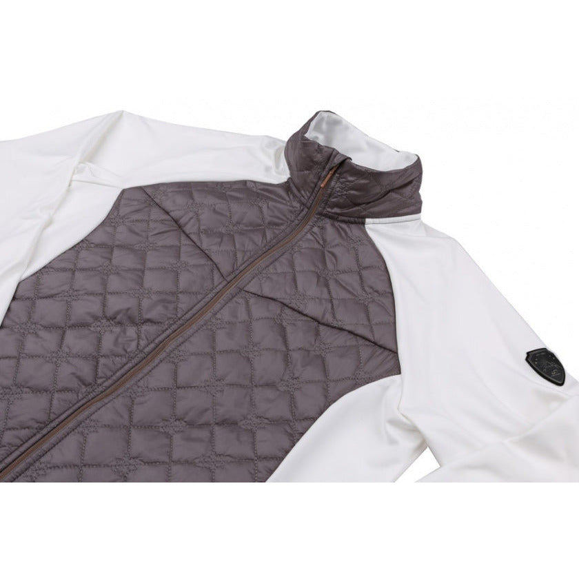 outdoorvest Elsa dames polyester wit grijs maat 36