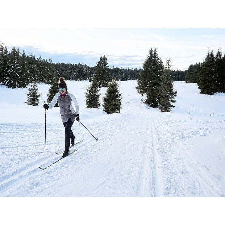 outdoorvest Elsa dames polyester wit grijs maat 44