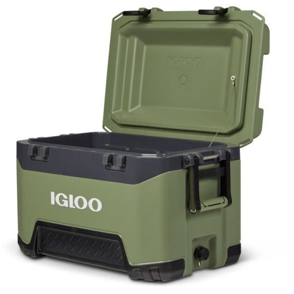 BMX 52 koelbox voor de bouw 49 liter legergroen zwart