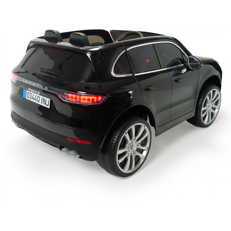 Porsche Cayenne S Elektrische Kinderauto 12V Zwart