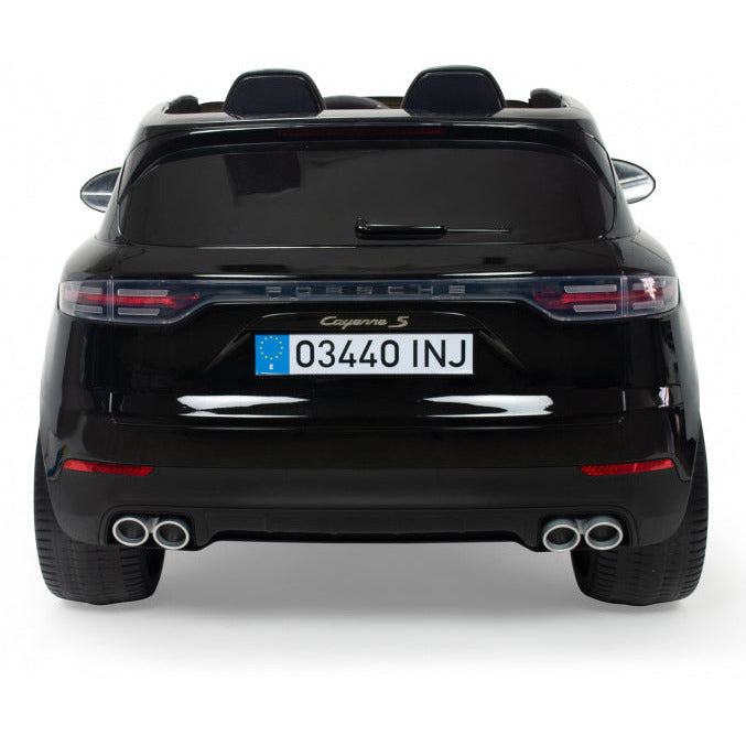 Porsche Cayenne S Elektrische Kinderauto 12V Zwart