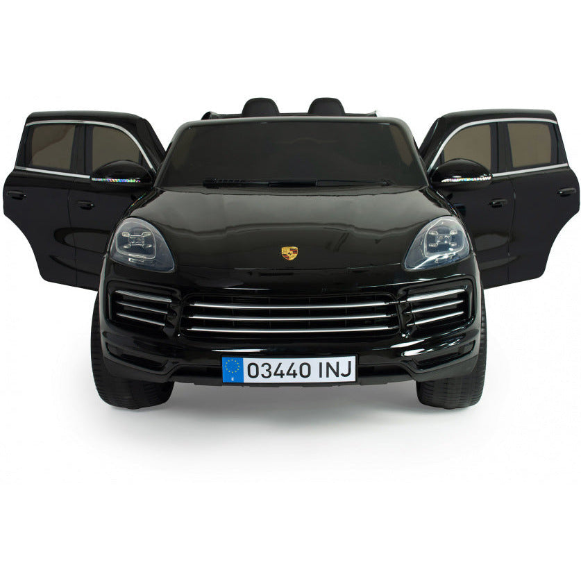 Porsche Cayenne S Elektrische Kinderauto 12V Zwart