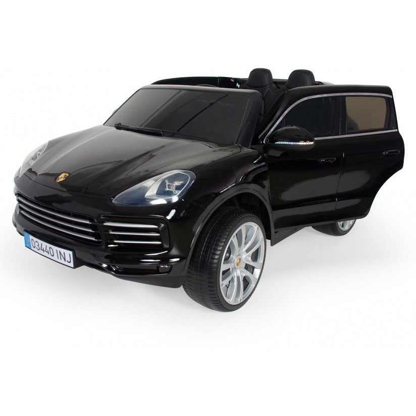 Porsche Cayenne S Elektrische Kinderauto 12V Zwart