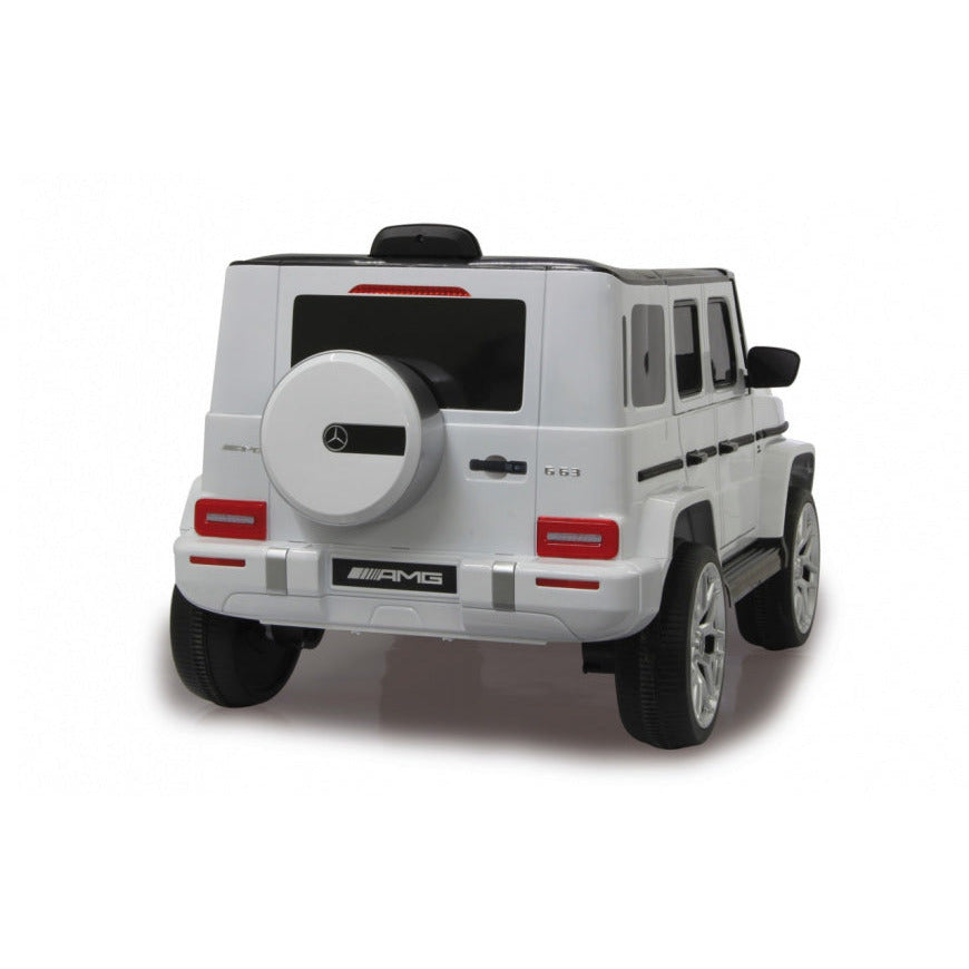 Mercedes AMG G 63 elektrische kinderauto 12V zilver