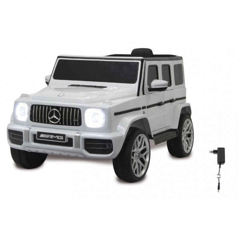 Mercedes AMG G 63 elektrische kinderauto 12V zilver