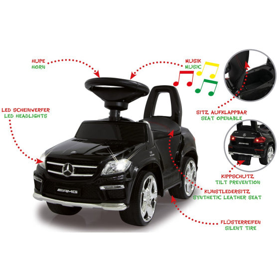 Mercedes GL 63 AMG loopauto 65,5 x 28 x 39 cm zwart