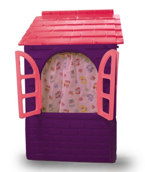 Little Home speelhuis 130 x 78 cm paars roze