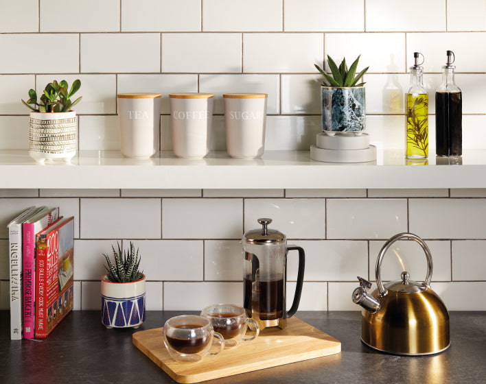 pot de fleur 10 x 10 x 5 cm céramique bleu