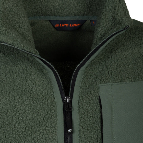Life line Artic Sherpa Fleece Jack heren groen maat S