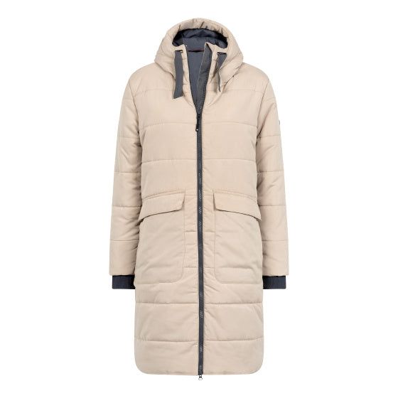 Howitt Fake Down Parka dames beige maat M