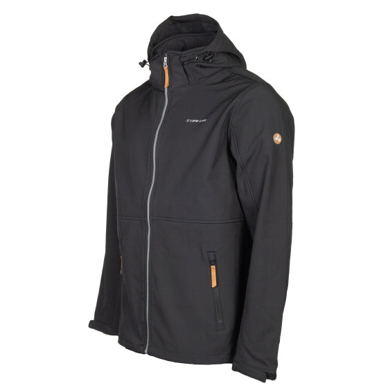 Life line Kasper softshell jacket heren zwart maat M