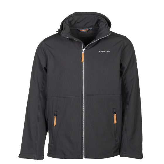 Life line Kasper softshell jacket heren zwart maat M