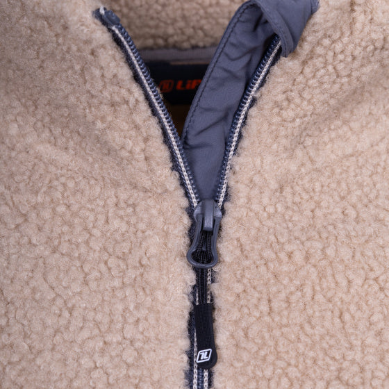 Life line Lorne Sherpa Fleecejas dames beige maat XL