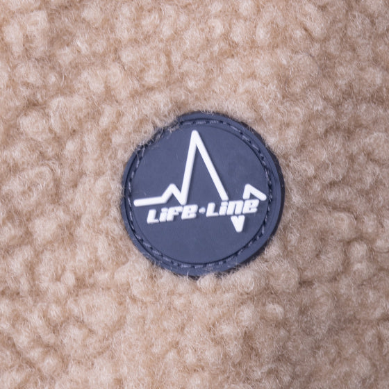 Life line Lorne Sherpa Fleecejas dames beige maat XXL