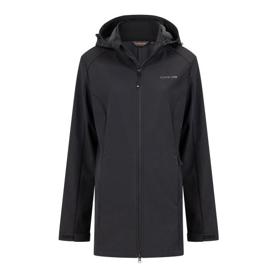 Wellington Softshell Parka dames zwart maat 4XL