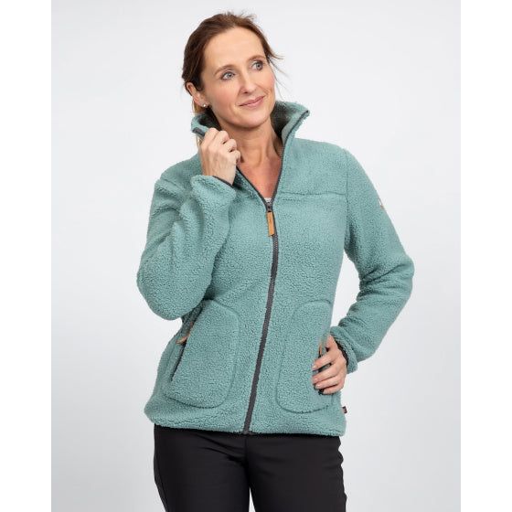 Life line Wendy fleecevest dames groen maat S